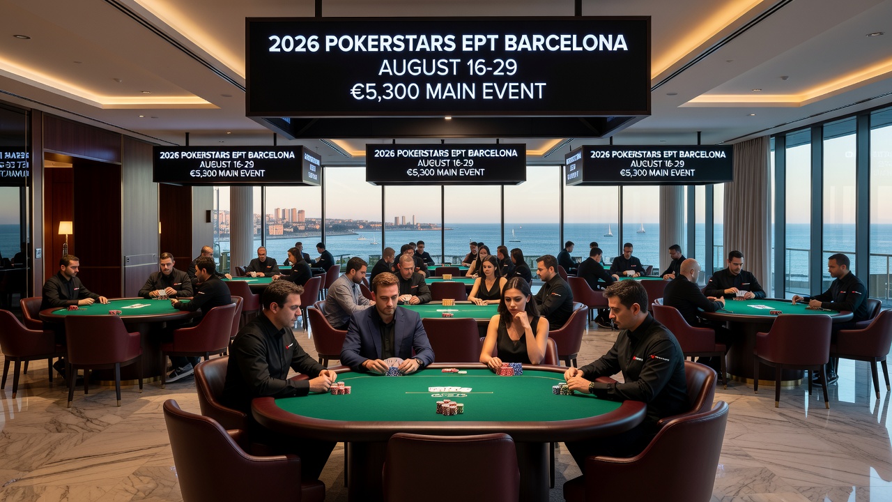 Players competing in side events at the 2026 EPT Barcelona festival